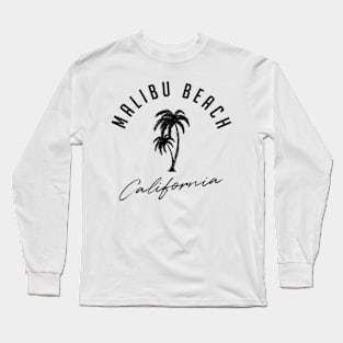 Classic Malibu beach california Long Sleeve T-Shirt